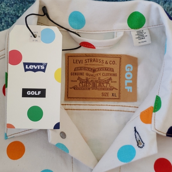 NWT Levi's x Golf Wang Vintage Fit Jean Jacket XL - Picture 2 of 6